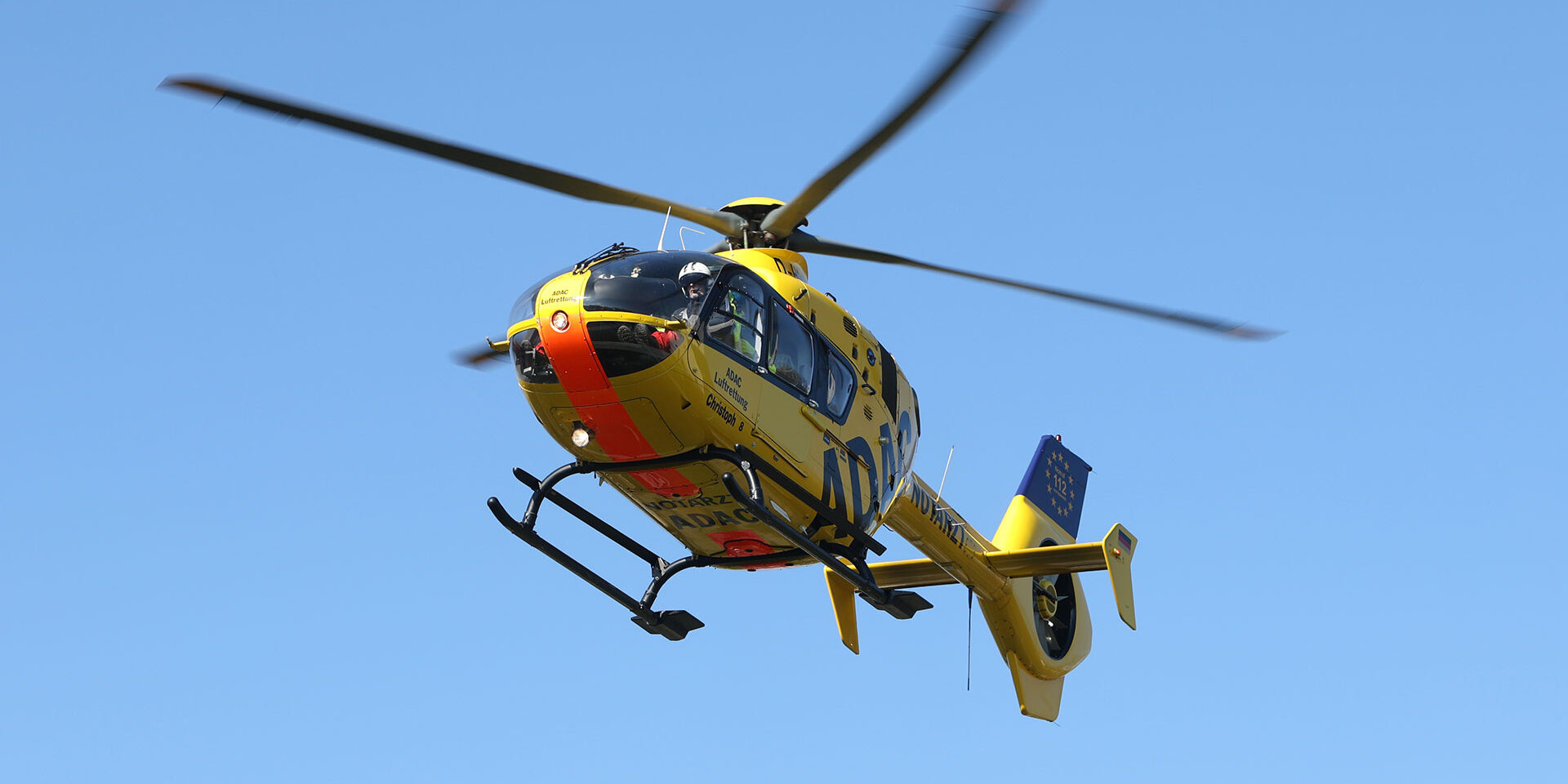 Der Rettungshubschrauber