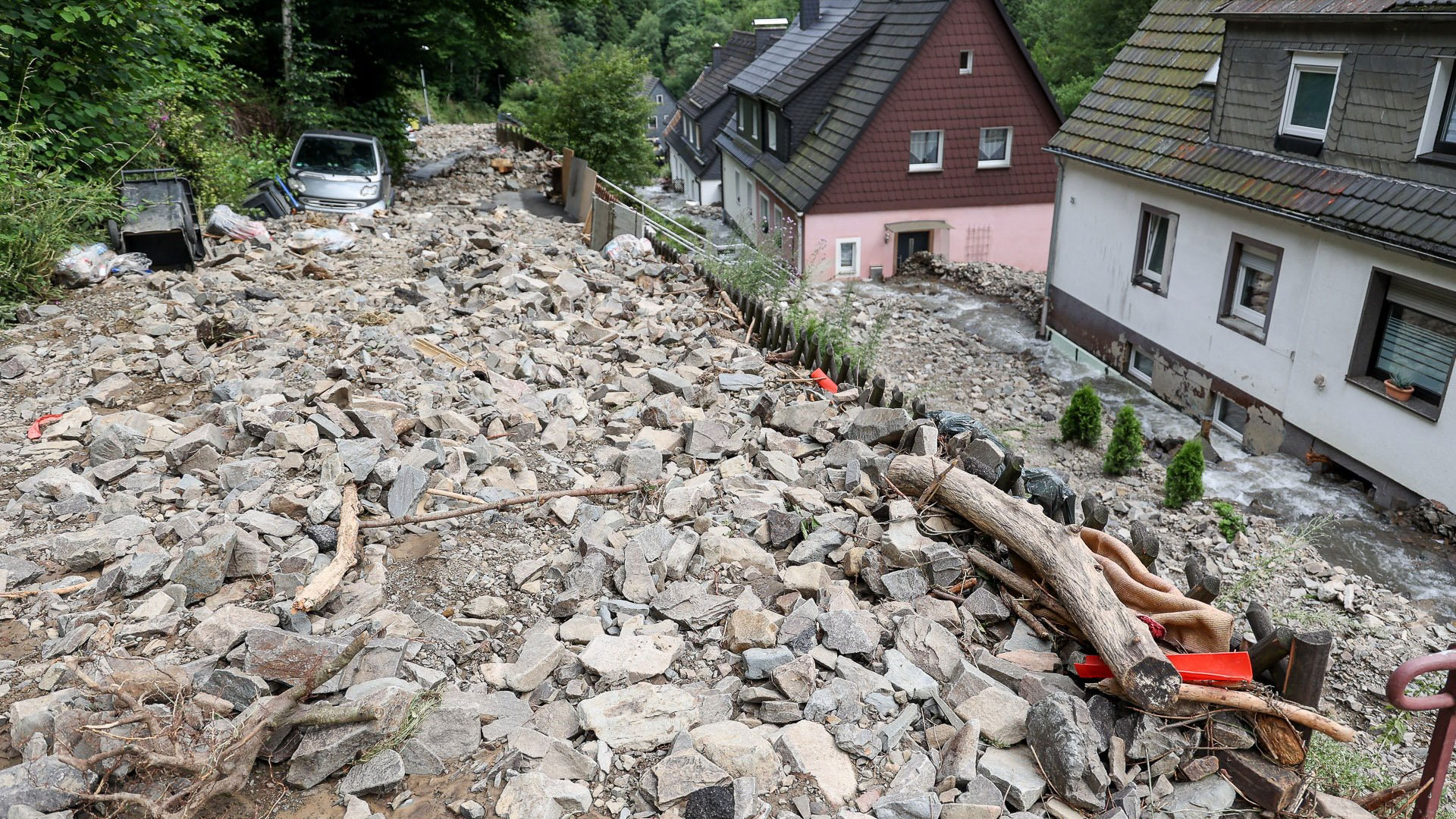 Die Menschen am Grennigloher Weg wurden hart getroffen. 