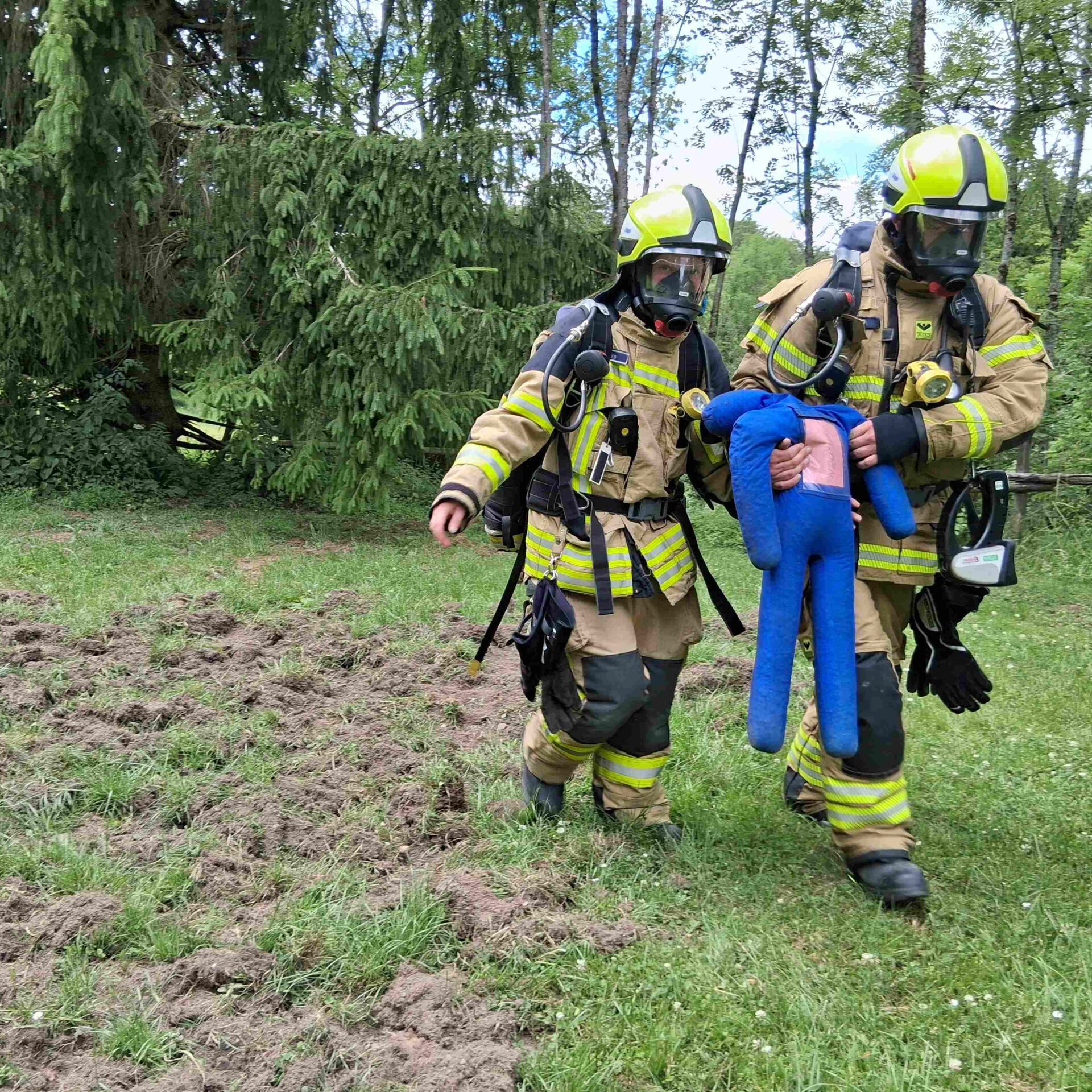 Feuerwehrübung in Wiblingwerde.