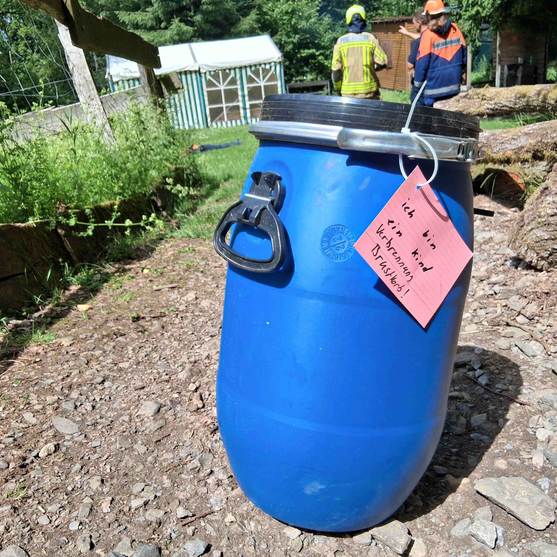 Feuerwehrübung in Wiblingwerde.