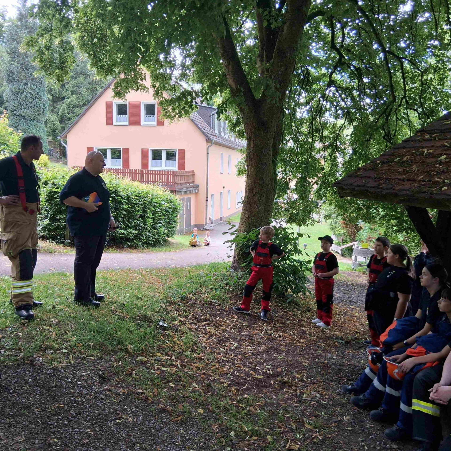Feuerwehrübung in Wiblingwerde.