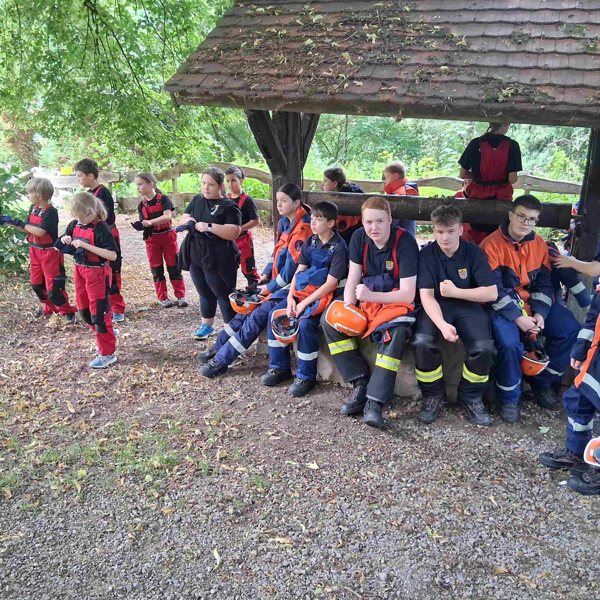 Feuerwehrübung in Wiblingwerde.