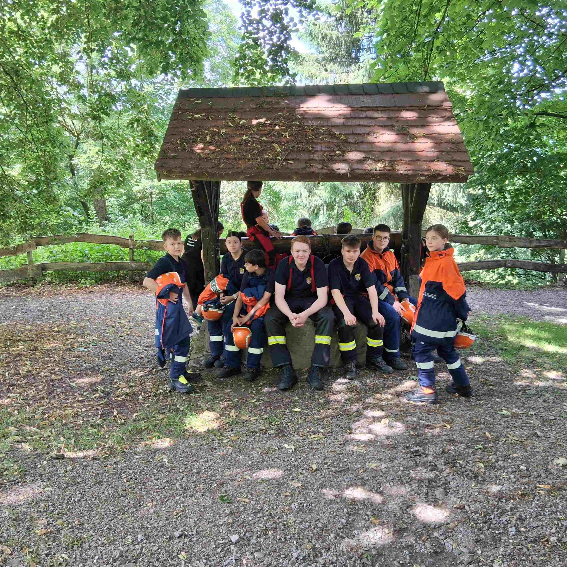 Feuerwehrübung in Wiblingwerde.