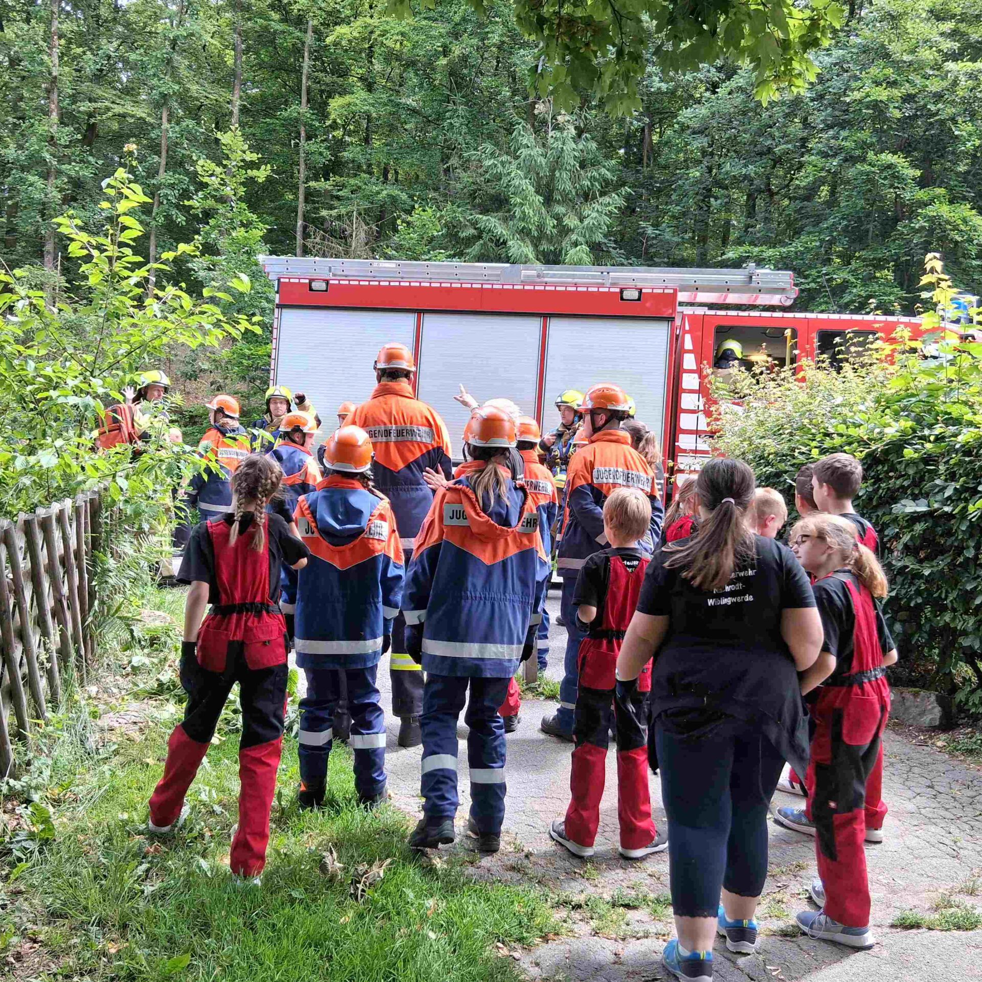 Feuerwehrübung in Wiblingwerde.