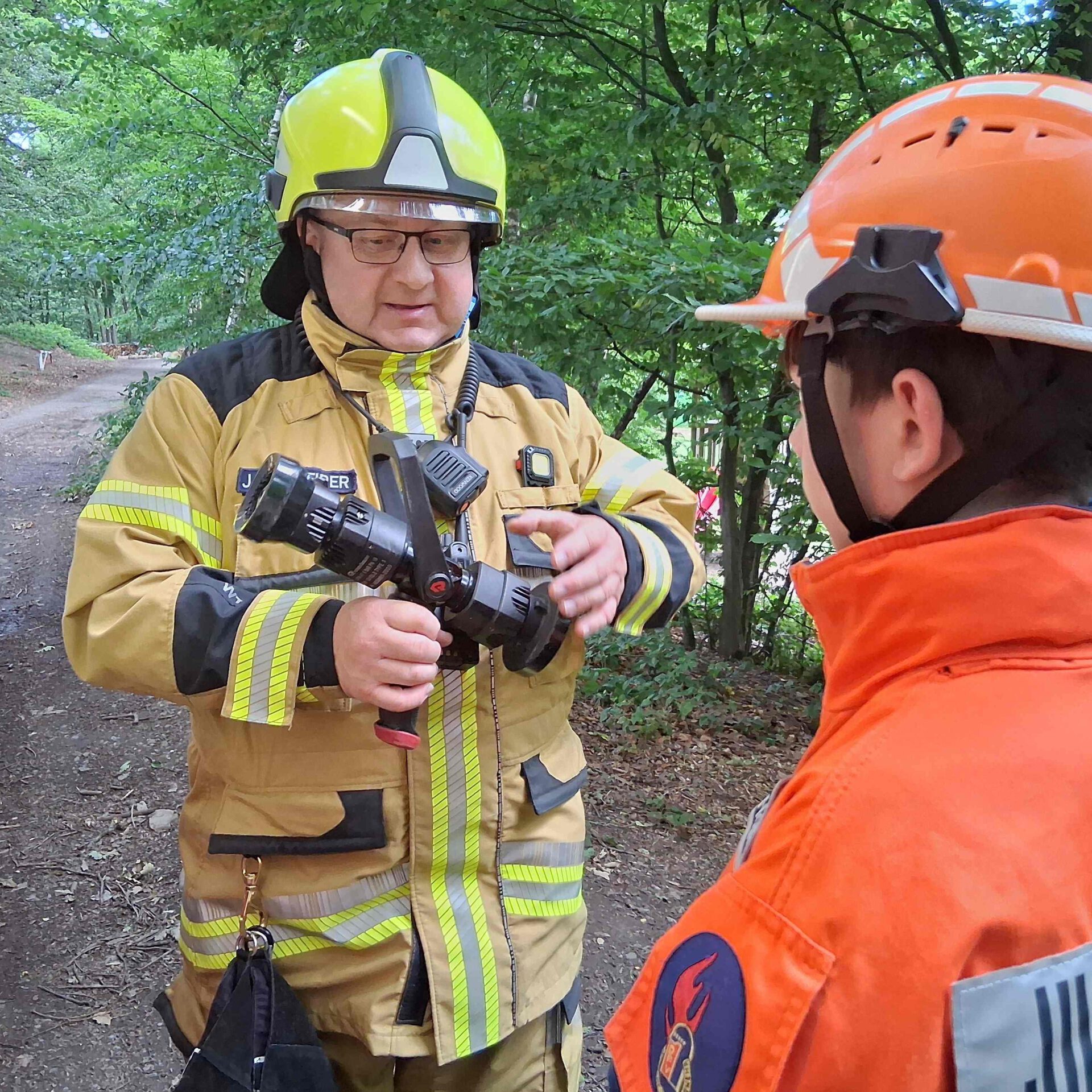 Feuerwehrübung in Wiblingwerde.