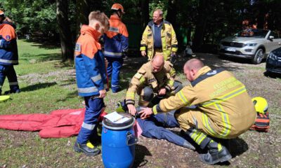 Feuerwehrübung in Wiblingwerde.
