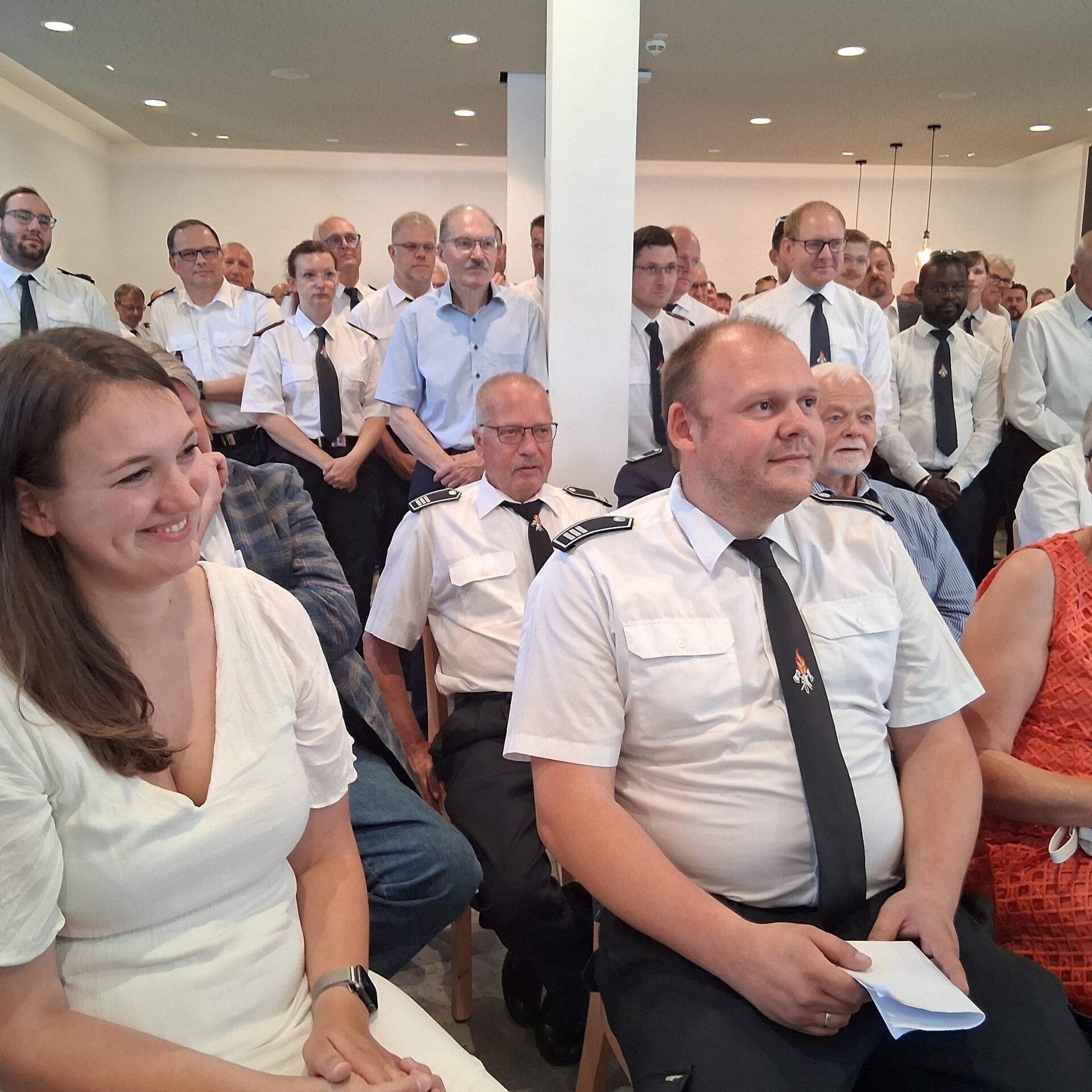 Melanie und Kai Spelsberg im Publikum.