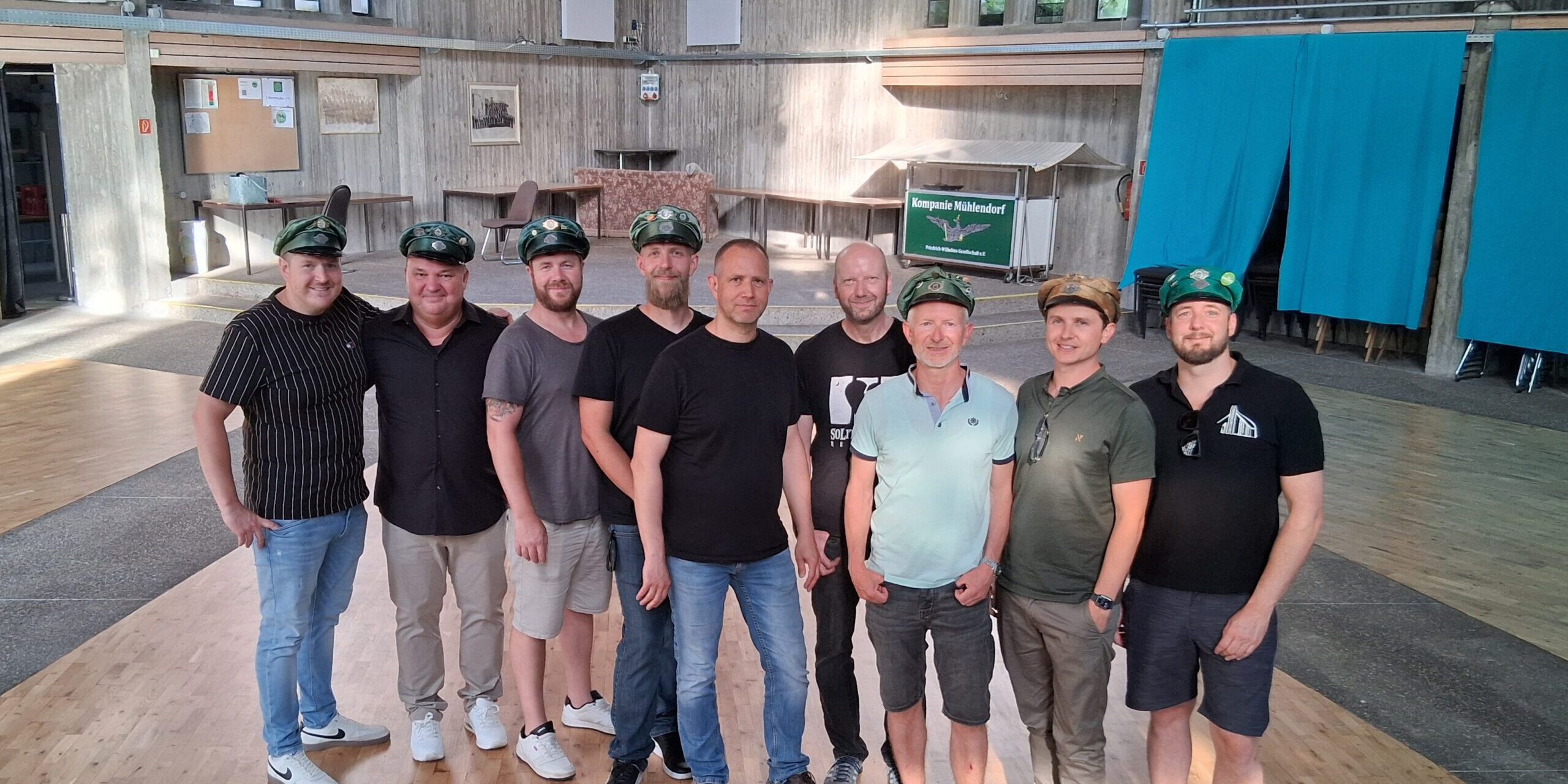 Der Festausschuss der Mühlendorfer Schützen.