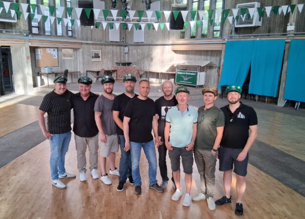 Foto. Ilka Kremer Der Festausschuss der Mühlendorfer Schützen.