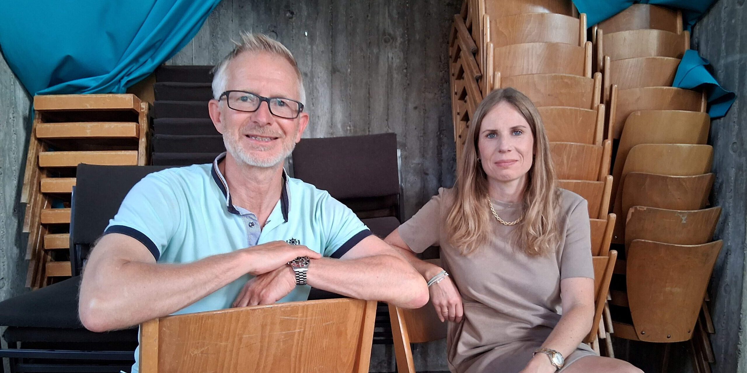 Kai und Katharina Finkernagel vom Förderverein.