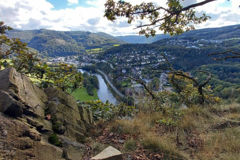 Foto: Michaela Rothhöft Von Klaras Höhe hat man einen wunderbaren Blick auf Nachrodt.