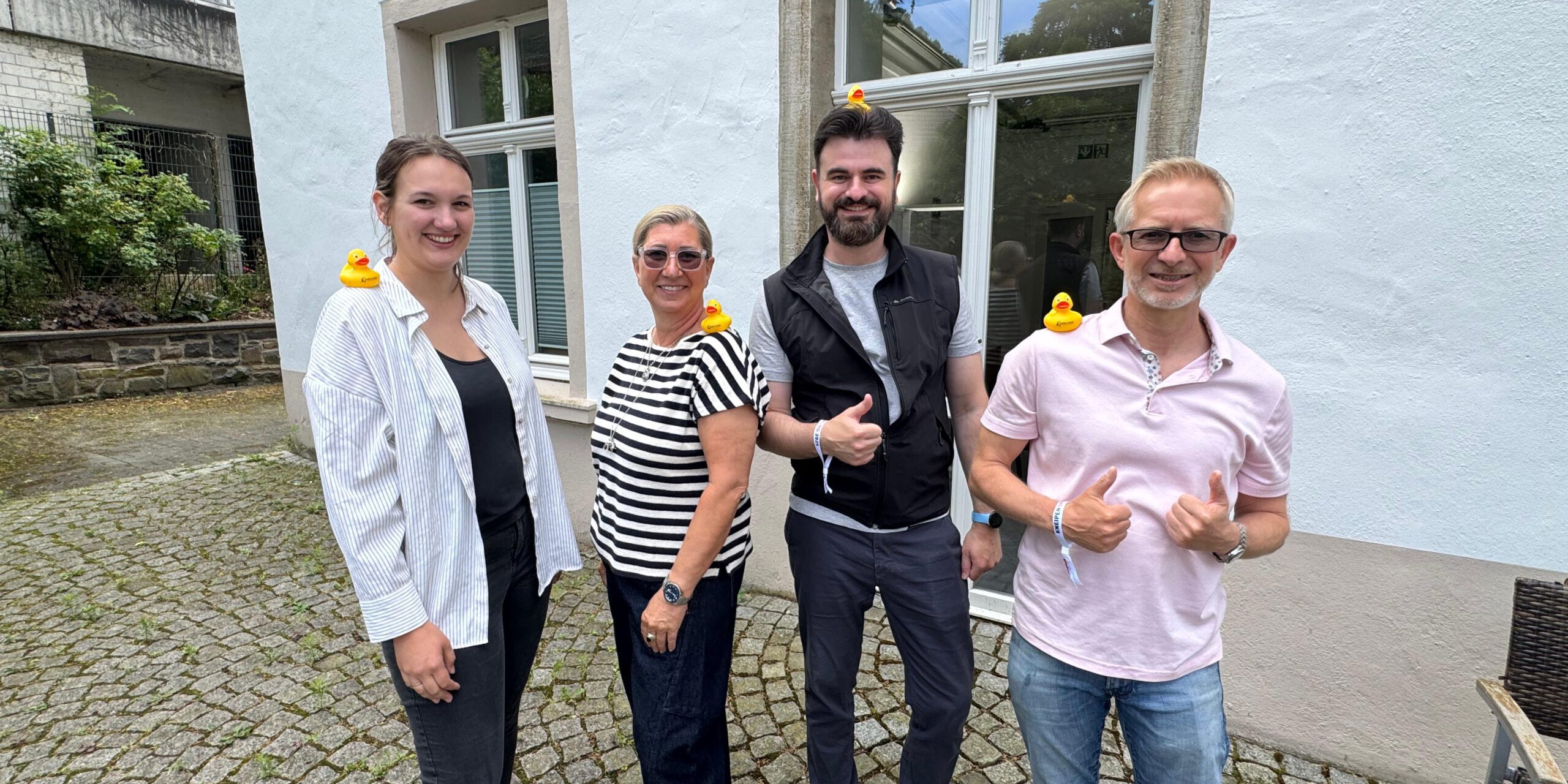 Stadtmarketing macht Werbung für Sommerfeset.