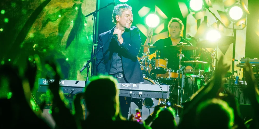 Die Band Booster bei einem ihrer Gigs.