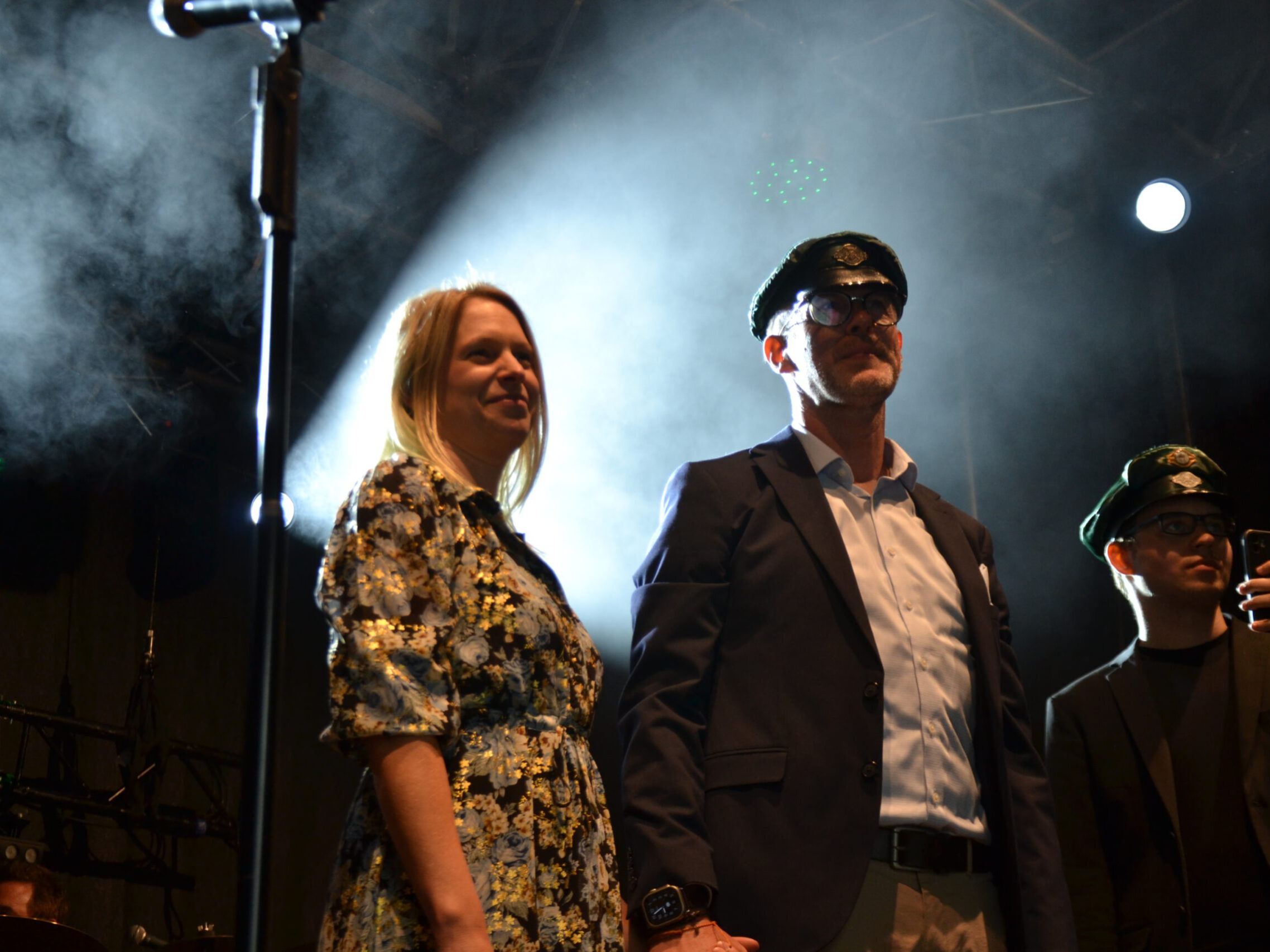 Ein Schützenkönigspaar.