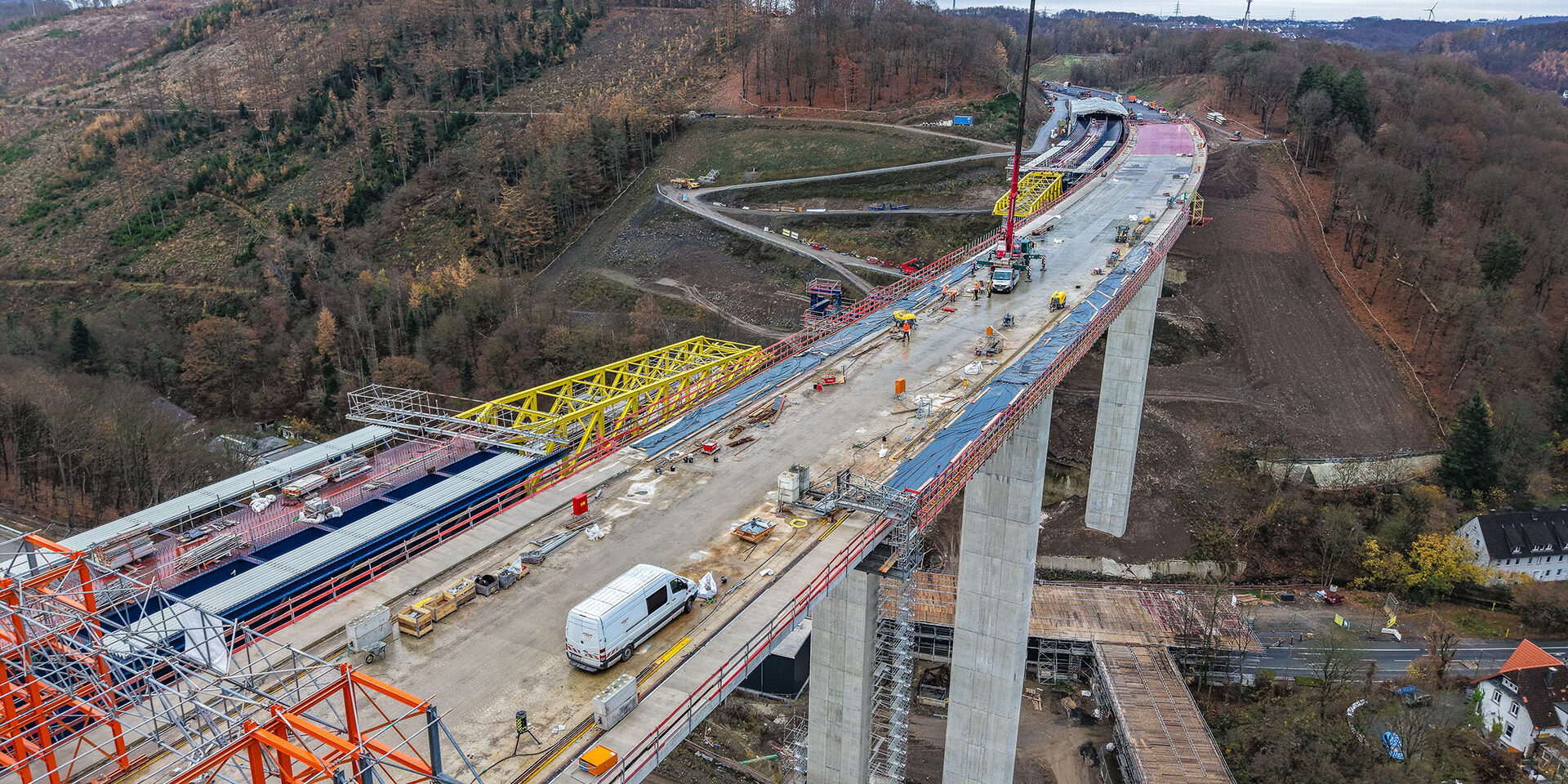 Die A45-Talbrücke Rahmede