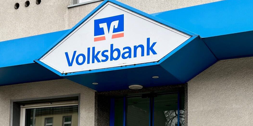Volksbank-Logo und Schriftzug