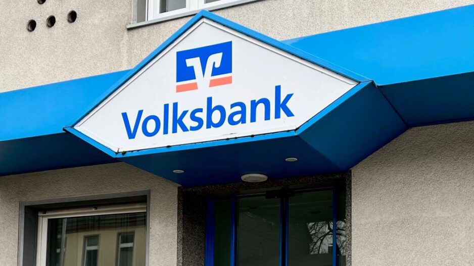 Volksbank-Logo und Schriftzug