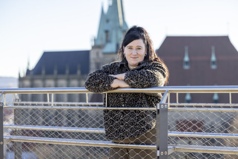 Lena Schätte in Erfurt.