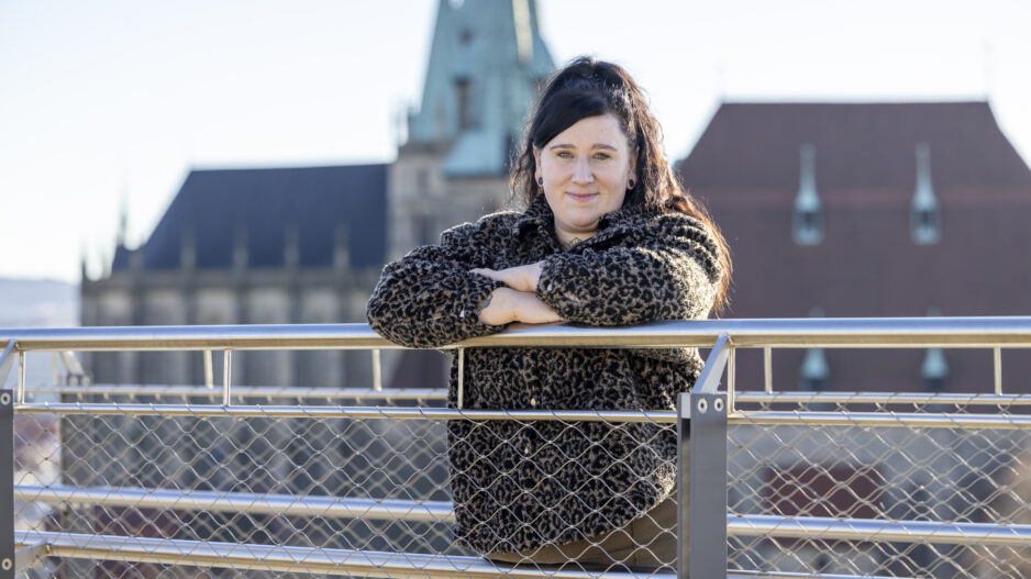 Lena Schätte in Erfurt.