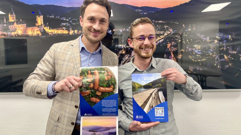 Oliver F. Heimann, Geschäftsführer und Daniel Schembor, Kundenservice.