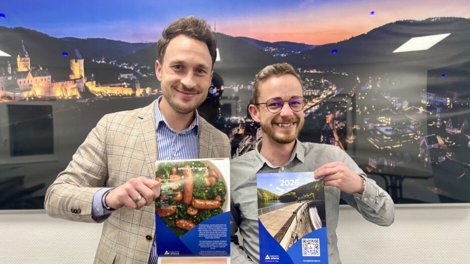 Oliver F. Heimann, Geschäftsführer und Daniel Schembor, Kundenservice.