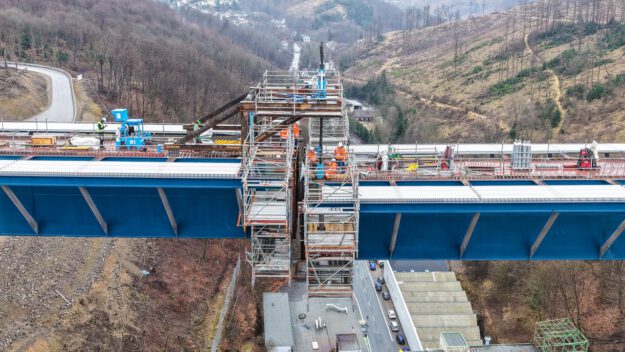 Baustelle Talbrücke Rahmede