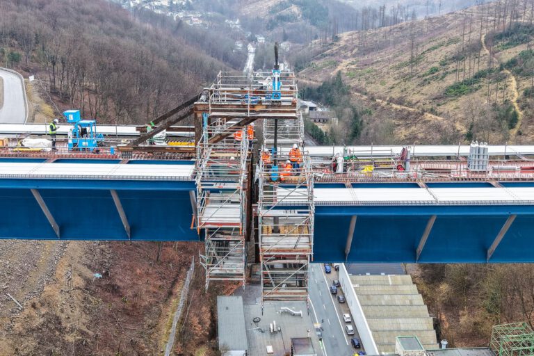Baustelle Talbrücke Rahmede