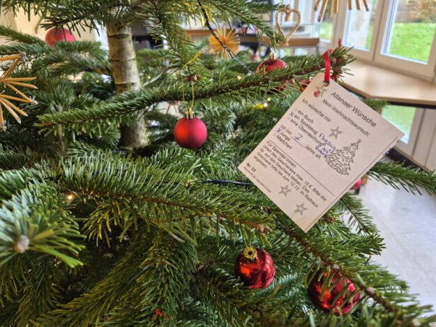Foto: Ilka Kremer Wunschzettel im Weihnachtsbaum