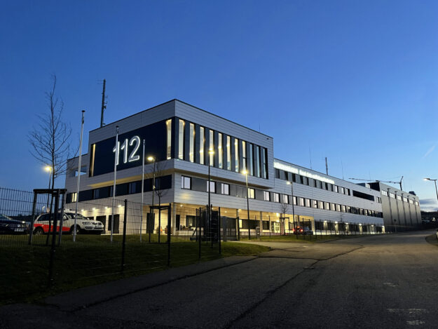 Außenansicht des Brandschutz- und Rettungsdienstzentrums in Altena-Rosmart.