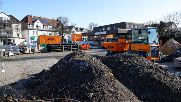 Foto: Dennis Echtermann Baustelle an der Lendringser Hauptstraße für das Projekt "Lebensander Lendringsen Mitte"