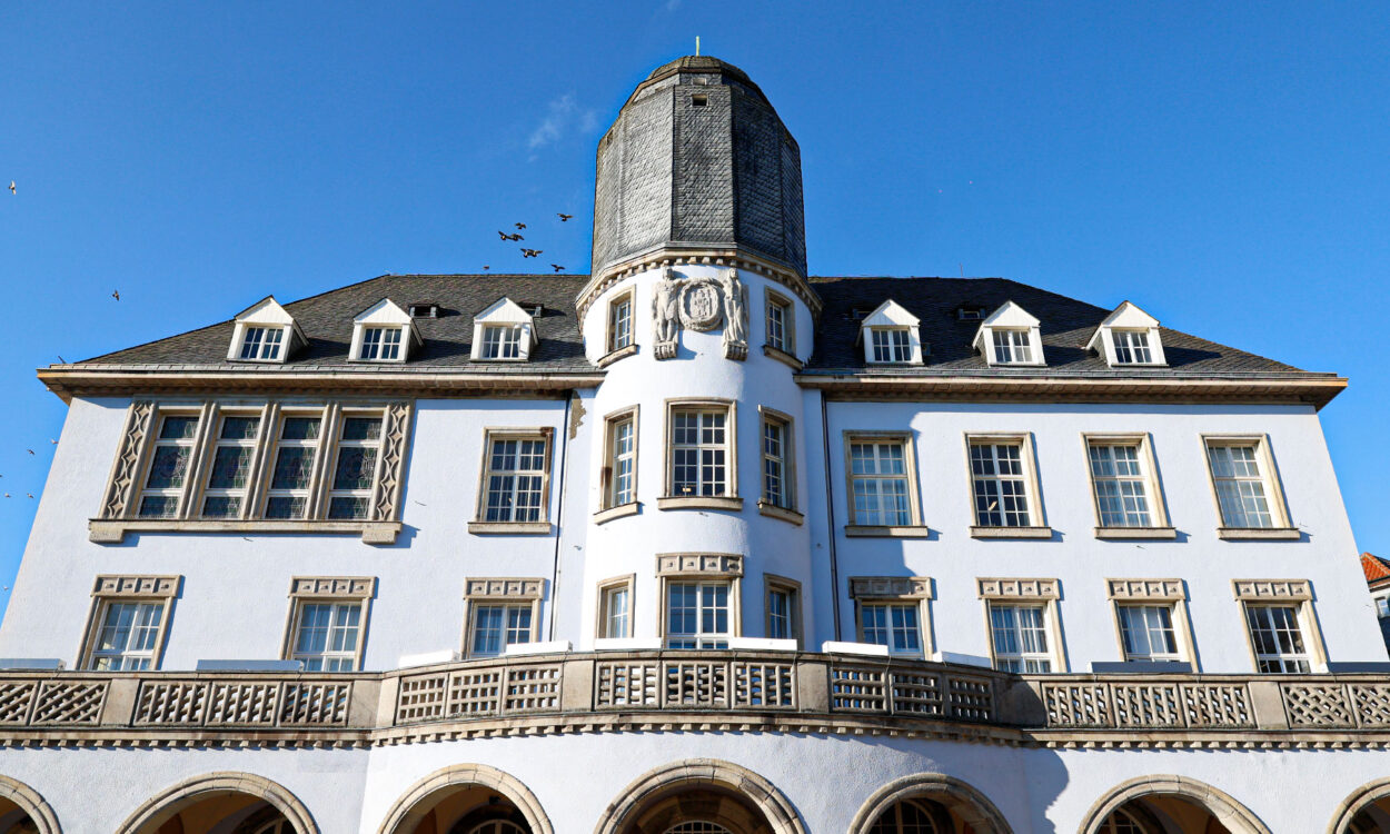 Das Alte Rathaus in der Innenstadt von Menden.