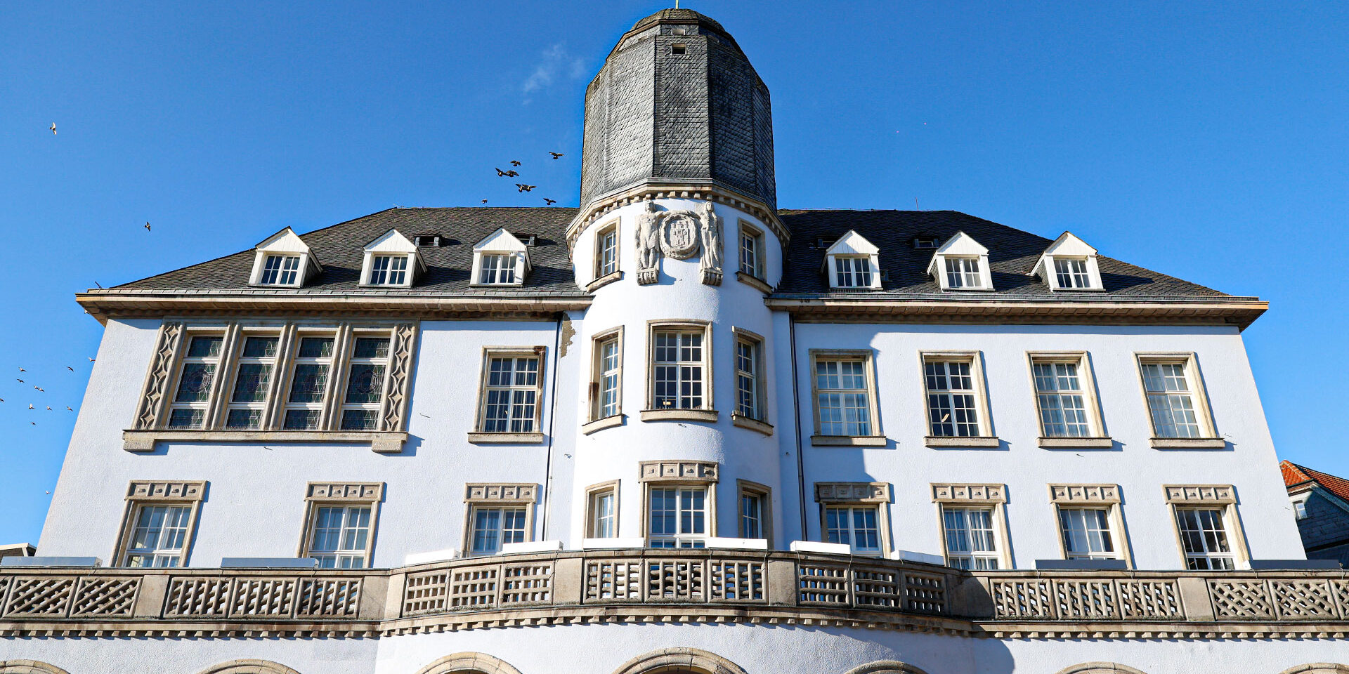 Das Alte Rathaus in der Innenstadt von Menden.
