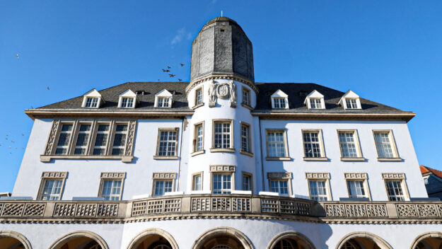 Das Alte Rathaus in der Innenstadt von Menden.