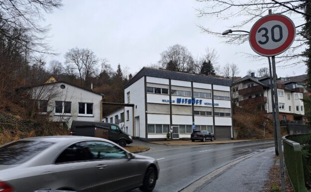 Zu schnelles Fahren in Altena-Evingsen.