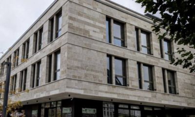 Außenansicht des neuen Bücherei-Standorts in Menden