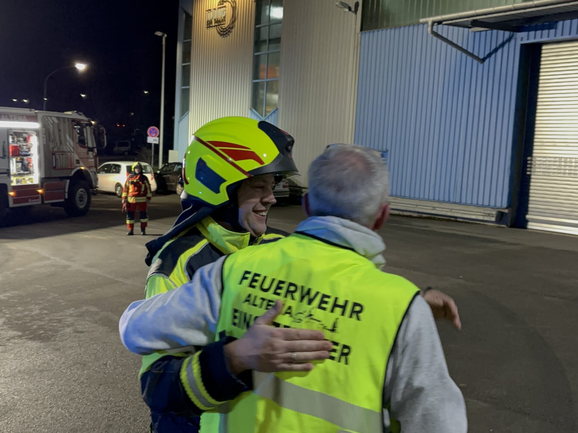 Feuerwehrübung bei Lüling