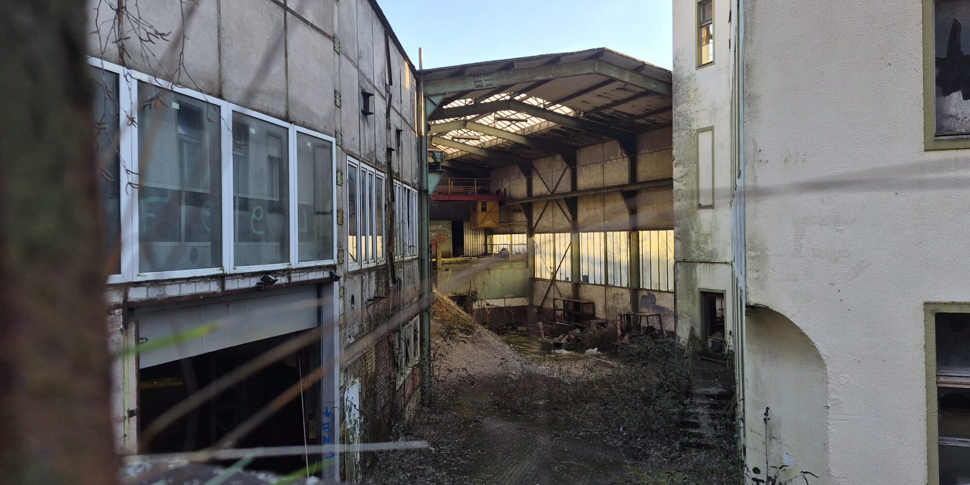 Eine Industriebrache