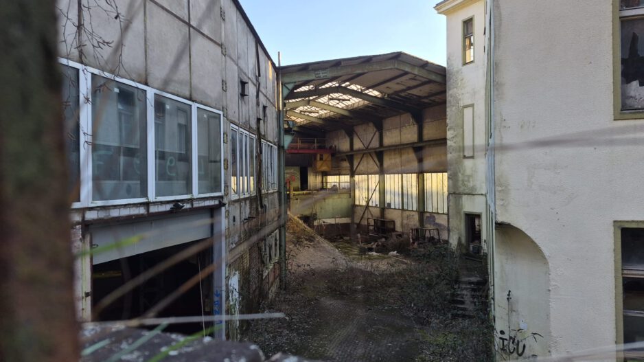 Eine Industriebrache