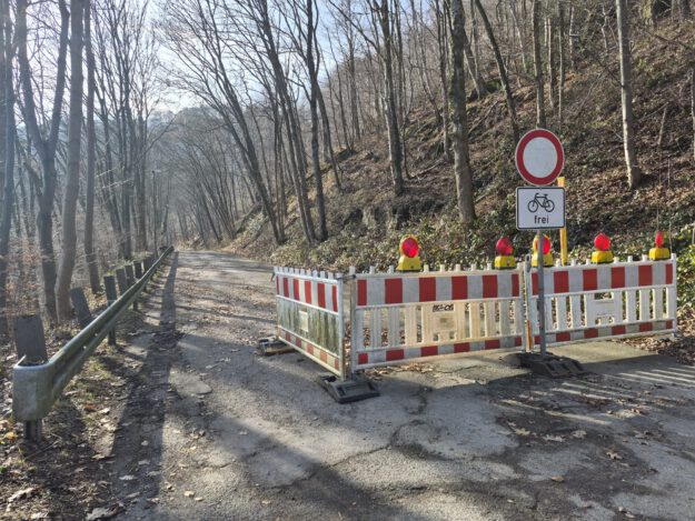 Foto: Ilka Kremer Abgesperrte Straße