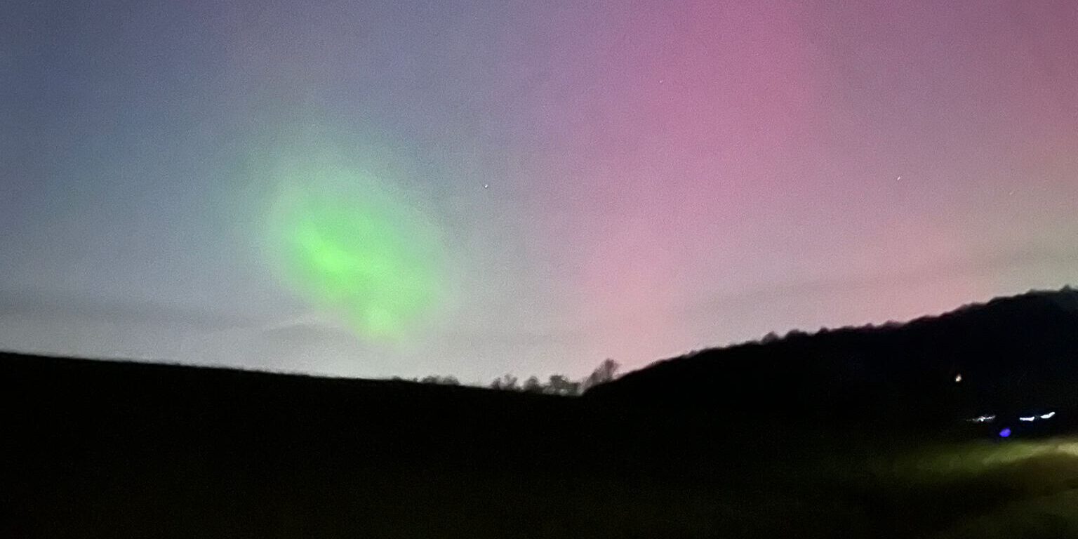 Polarlichter am Himmel