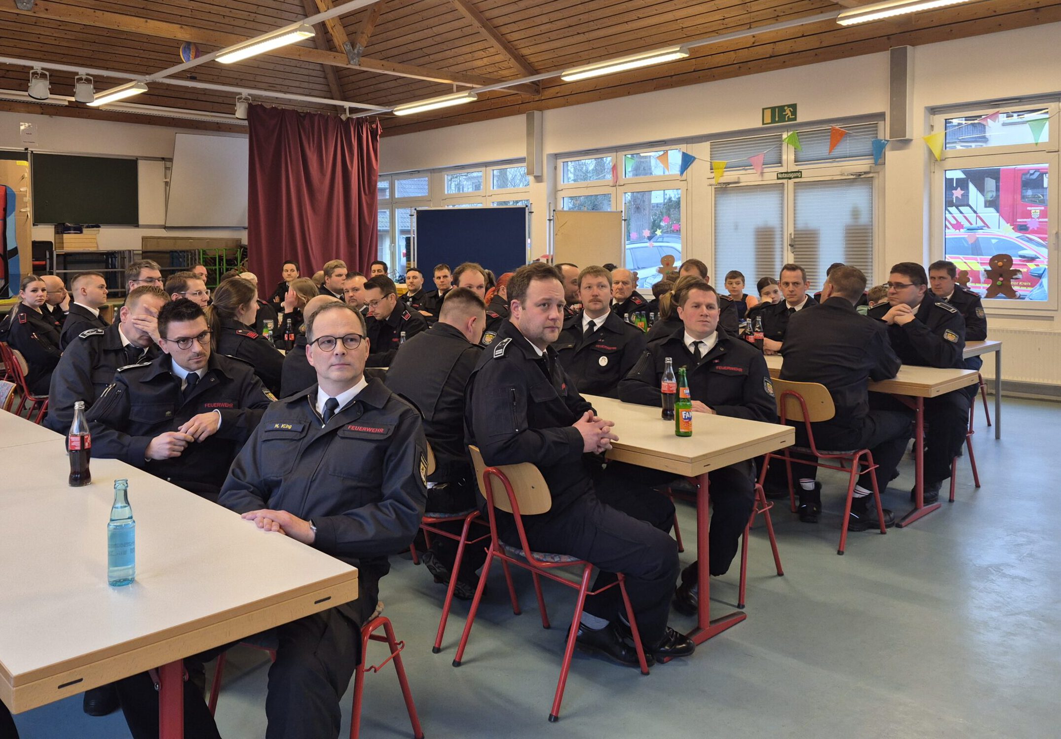 Versammlung der Feuerwehr NaWi