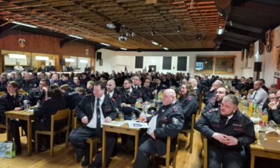Eine Versammlung der Feuerwehr Altena.
