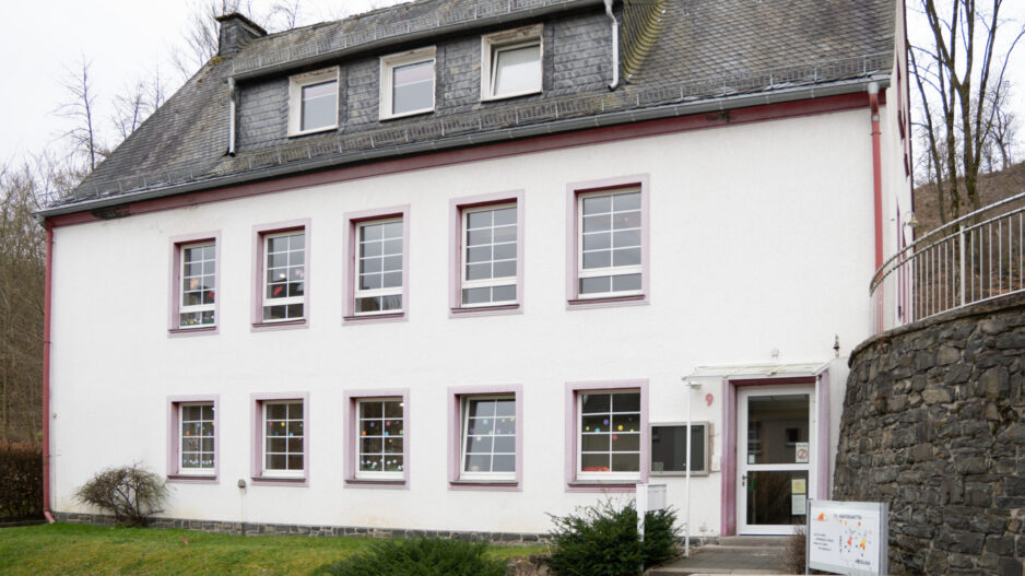 Das Gebäude des Kindergartens am Knerling.