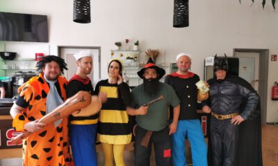 Verkleidete Mitglieder der Kompanie Rahmede.