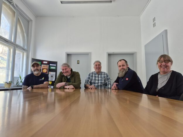 Maleraktion Räume Stellwerk.