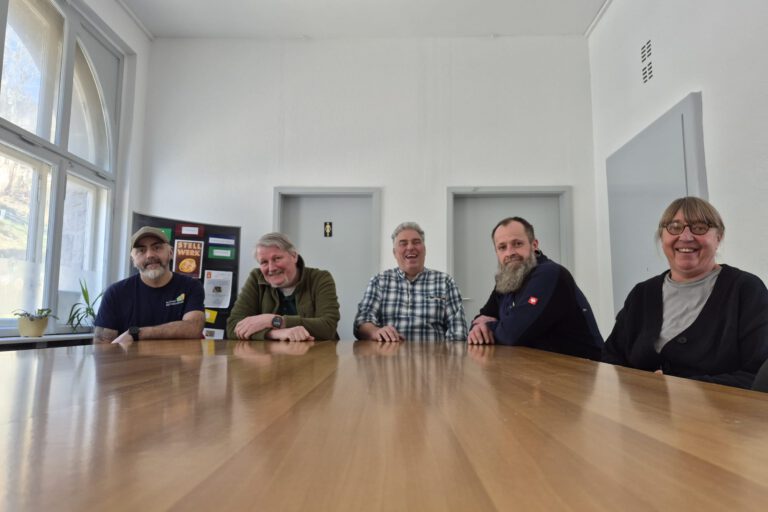 Maleraktion Räume Stellwerk.