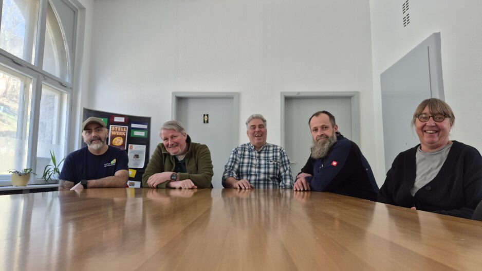 Maleraktion Räume Stellwerk.