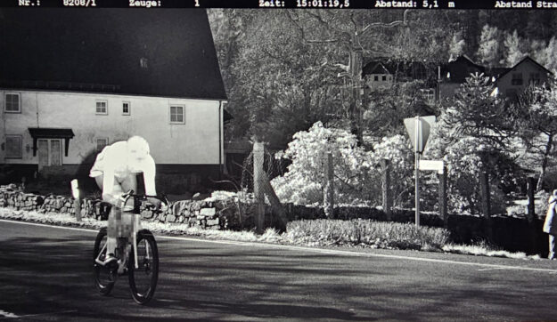 Radfahrer in Nachrodt geblitzt.