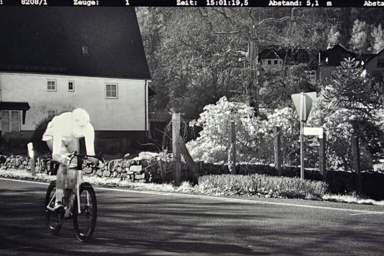 Radfahrer in Nachrodt geblitzt.