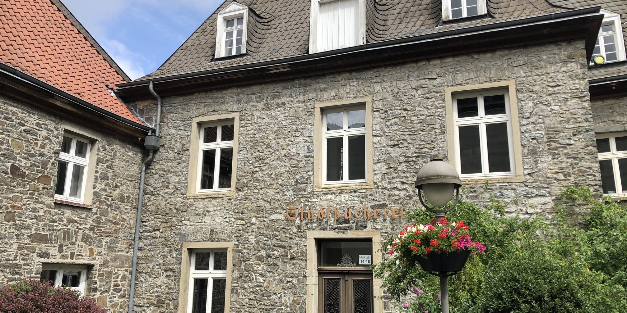 Das Gebäude der Stadtbücherei